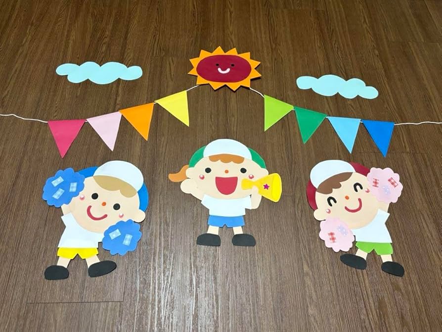 壁面飾り ＊元気いっぱい運動会♩＊ Amazon.co.jp: 壁面飾り ＊元気いっぱい運動会＊ : ホーム＆キッチン
